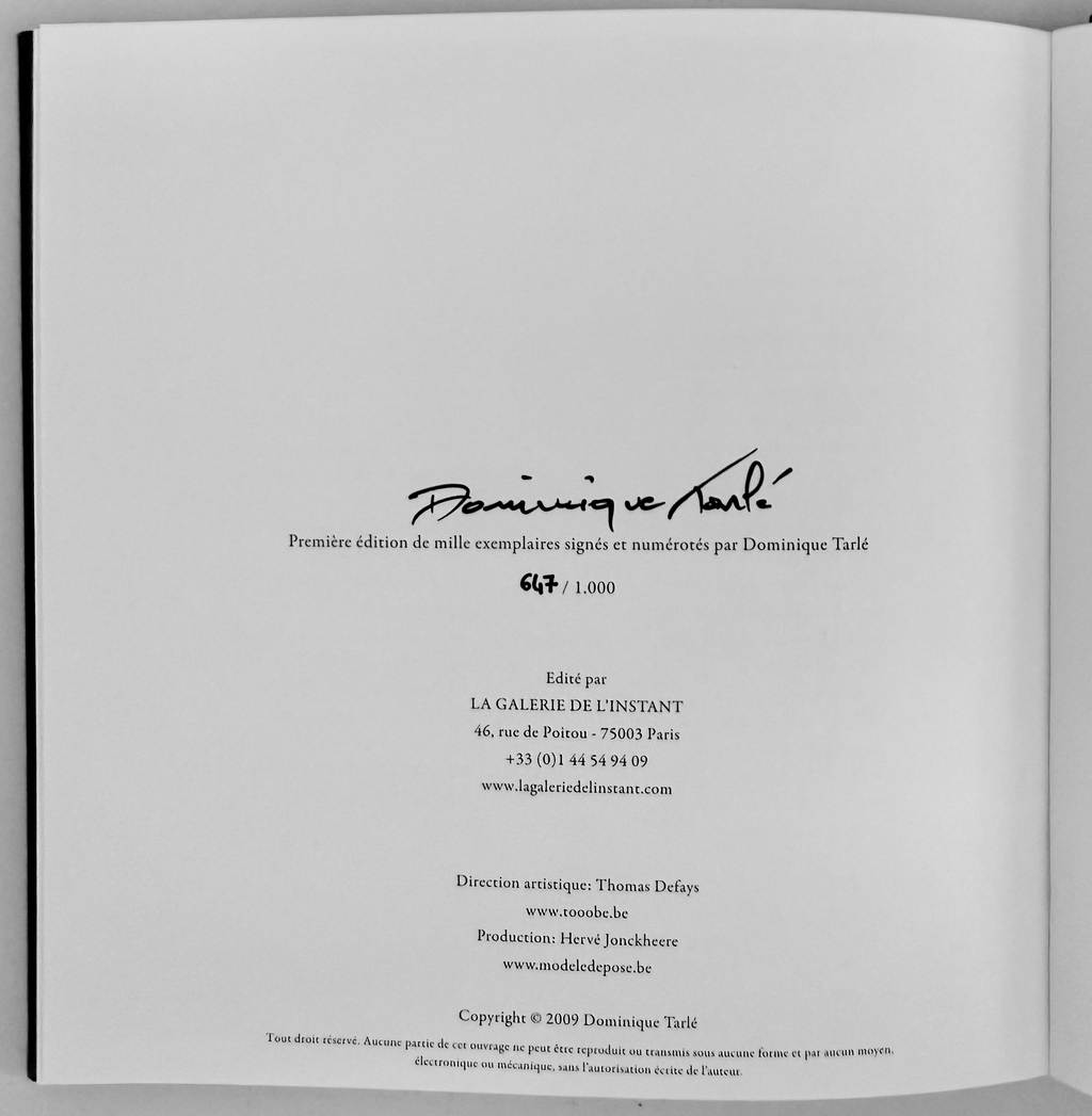 [SIGNED] DOMINIQUE TARLE ROCKS OFF