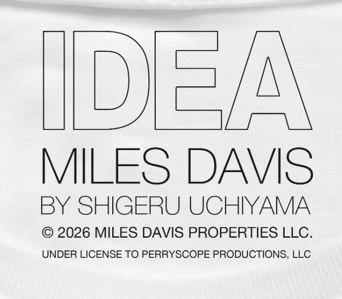 Miles Davis Red Trumpet shirt (White)