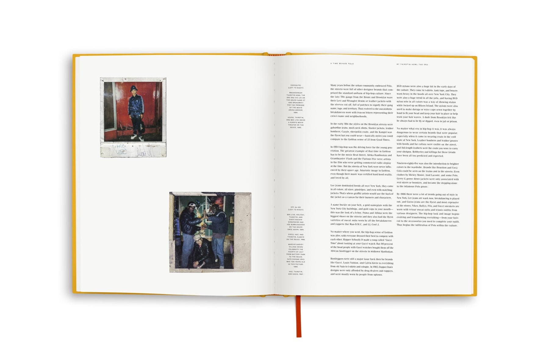 Inside the book: photographic spread